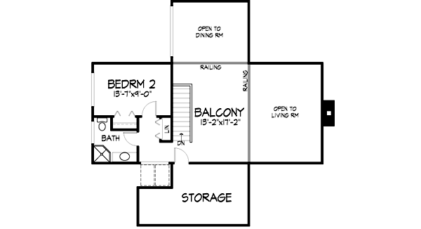 Upper/Second Floor Plan: 15-609