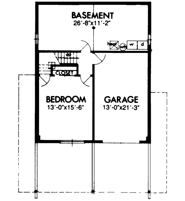 Lower Floor Plan: 15-611