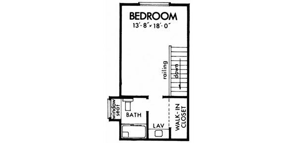 Upper/Second Floor Plan: 15-615