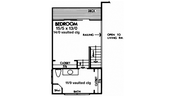 Upper/Second Floor Plan:15-616