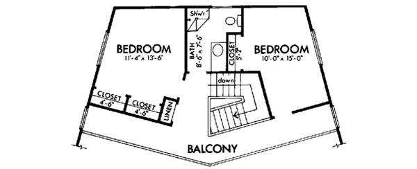 Upper/Second Floor Plan: 15-617