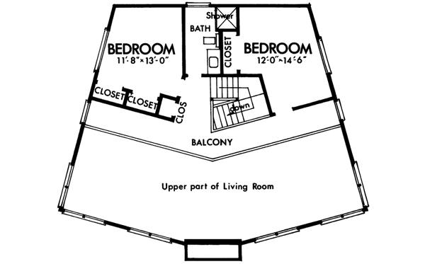 Upper/Second Floor Plan:15-618