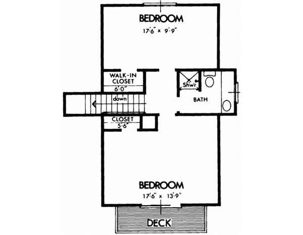 Upper/Second Floor Plan: 15-620