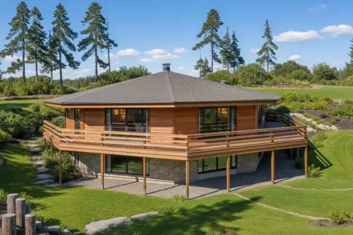 Contemporary house plans 15-621 - front exterior, 2,141 sq ft, 3 bed, 2 bath house plans | Monster House Plans