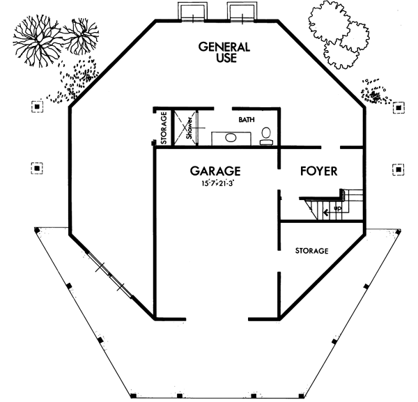 Lower Floor Plan: 15-621