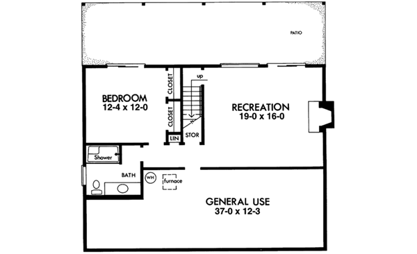 Lower Floor Plan: 15-623