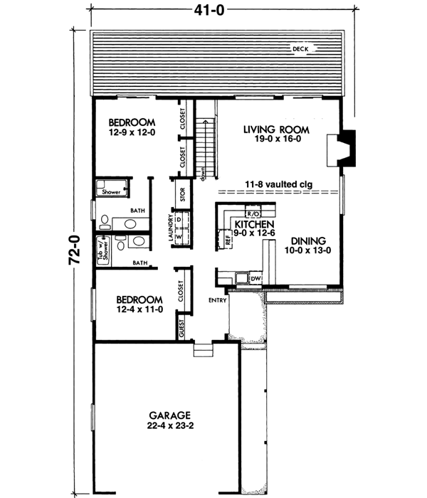 Main Floor Plan: 15-623