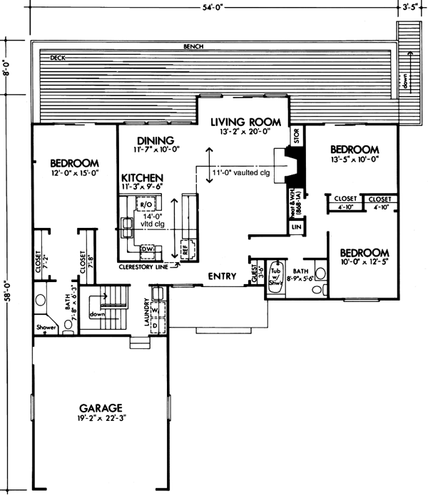Main Floor Plan: 15-625