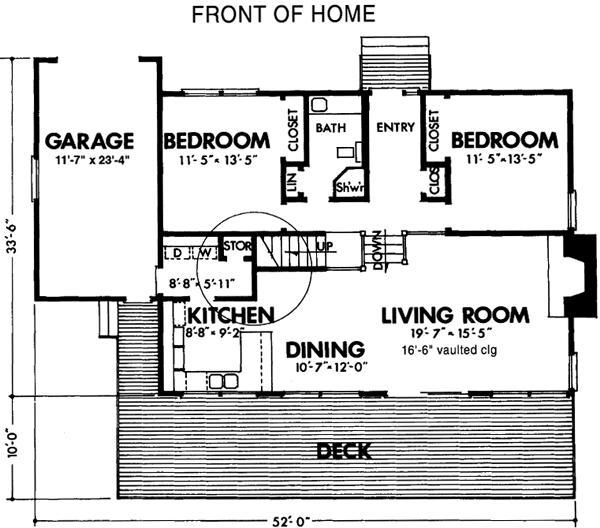 Main Floor Plan: 15-627