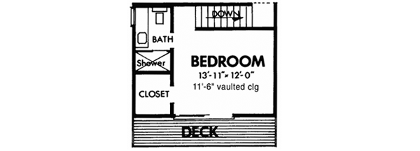 Upper/Second Floor Plan: 15-627