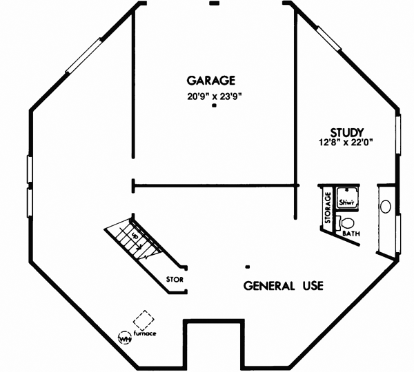 Lower Floor Plan:15-645