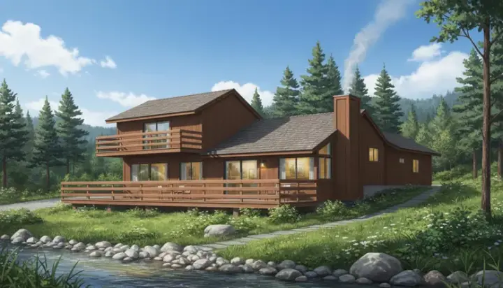 Contemporary house plans 15-646 - front exterior, 1,239 sq ft, 3 bed, 2 bath house plans | Monster House Plans