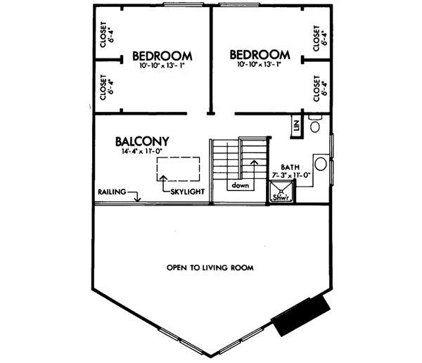 Upper/Second Floor Plan:15-649