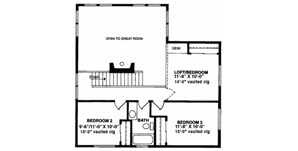 Upper/Second Floor Plan: 15-656