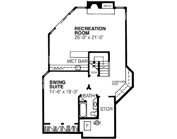 Lower Floor Plan: 15-658