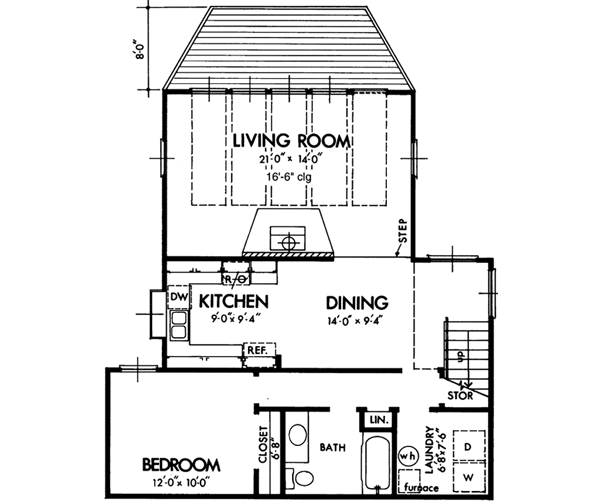 Lower Floor Plan: 15-662