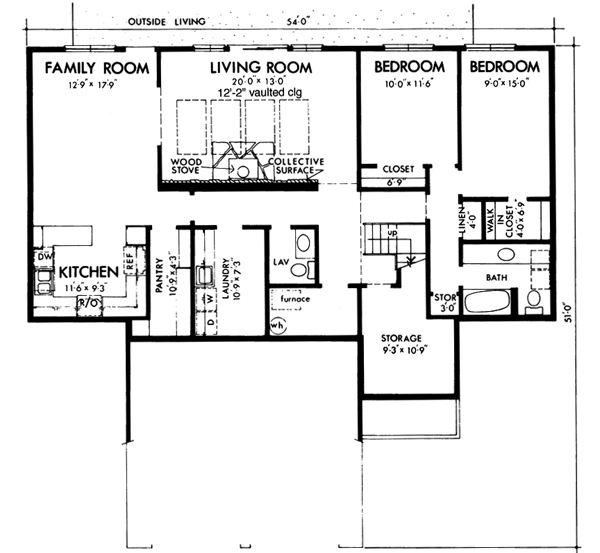 Lower Floor Plan: 15-663