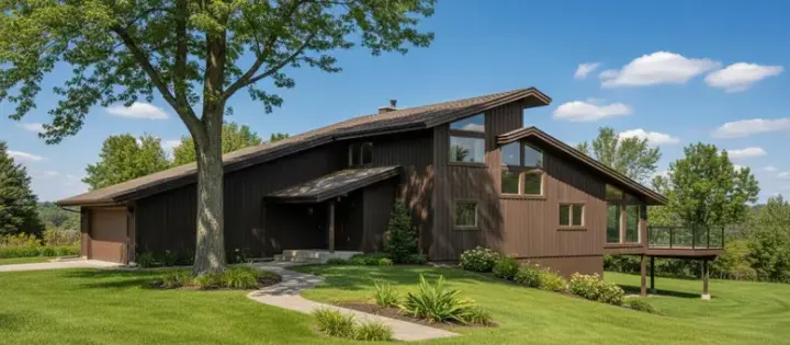 Contemporary house plans 15-665 - front exterior, 1,195 sq ft, 2 bed, 2 bath house plans | Monster House Plans