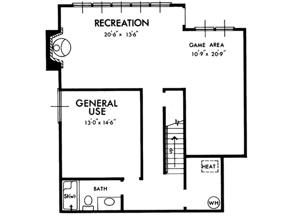 Lower Floor Plan: 15-666