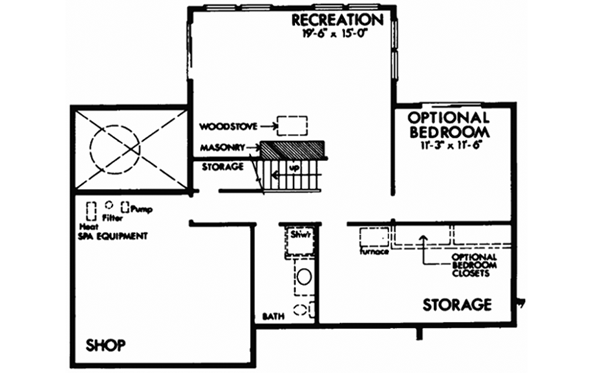 Lower Floor Plan: 15-671