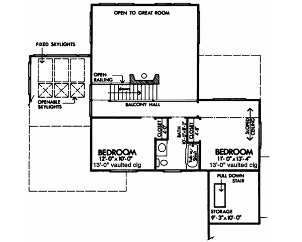 Upper/Second Floor Plan: 15-671