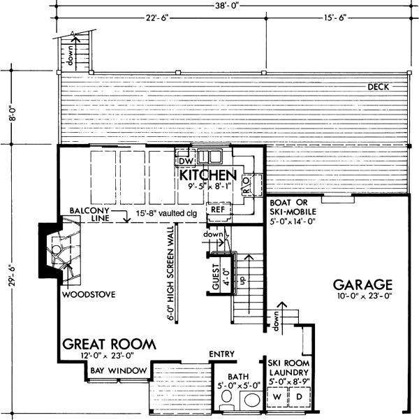 Main Floor Plan: 15-672