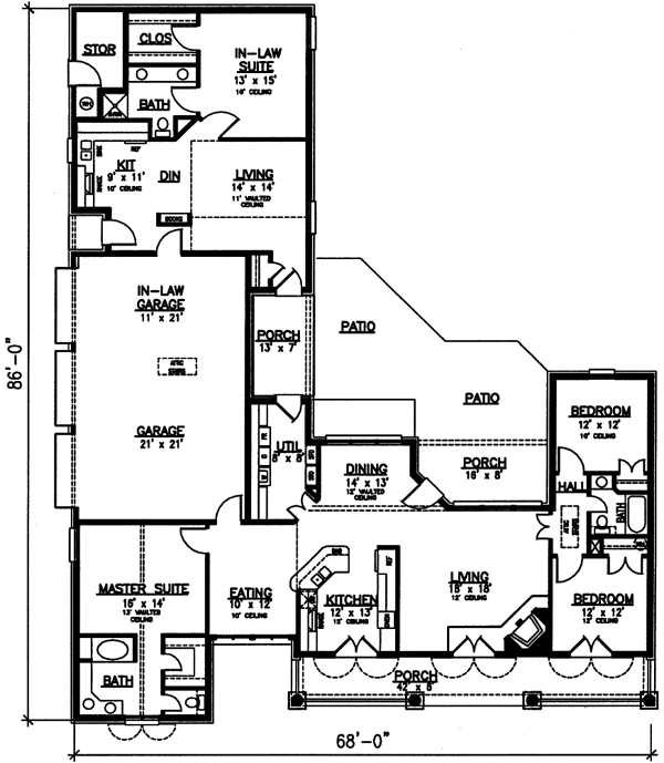 Main Floor Plan: 15-674