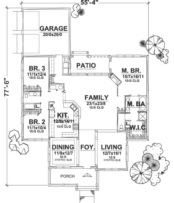 Main Floor Plan: 15-678