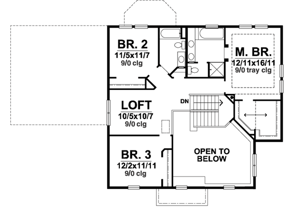 Upper/Second Floor Plan: 15-681
