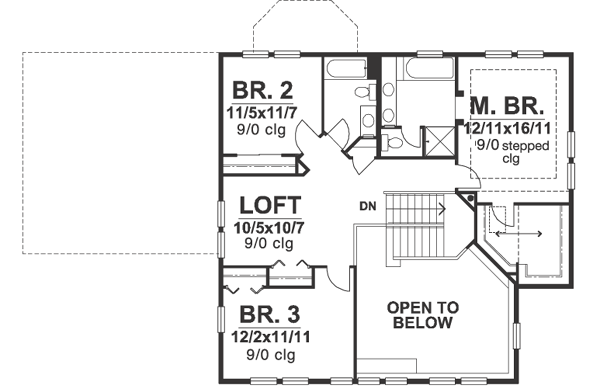 Upper/Second Floor Plan: 15-682
