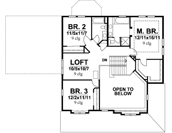 Upper/Second Floor Plan: 15-683