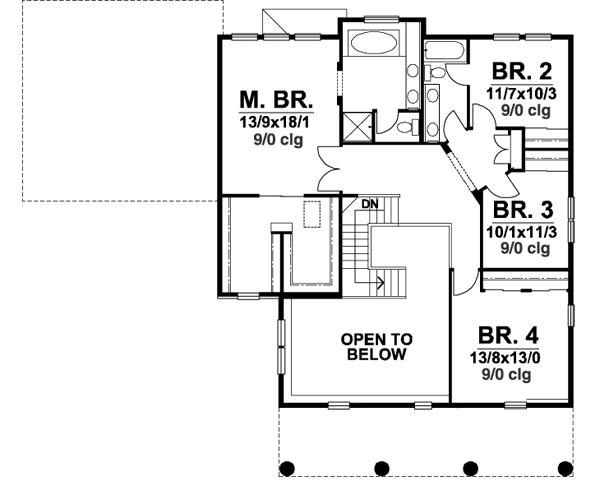 Upper/Second Floor Plan: 15-684