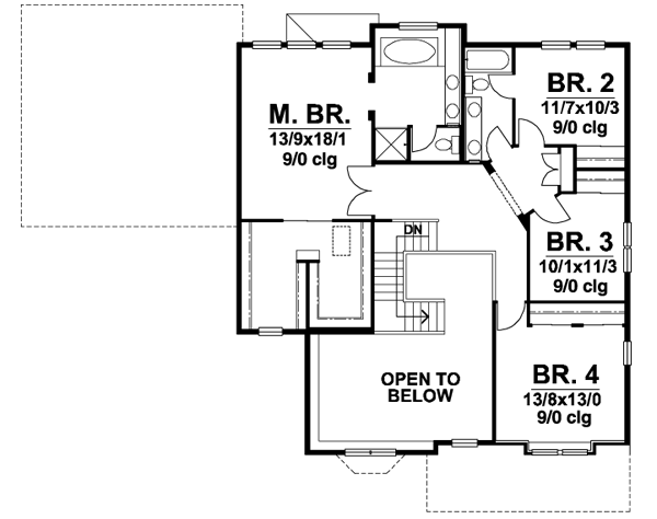Upper/Second Floor Plan: 15-686