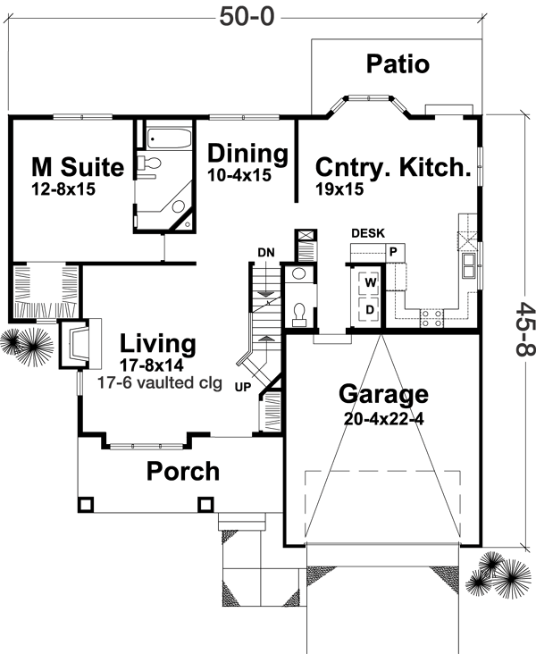 Main Floor Plan: 15-687