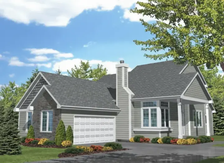 Country house plans 15-688 - front exterior, 1,941 sq ft, 3 bed, 2 bath house plans | Monster House Plans