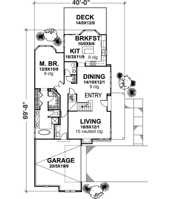 Main Floor Plan: 15-688