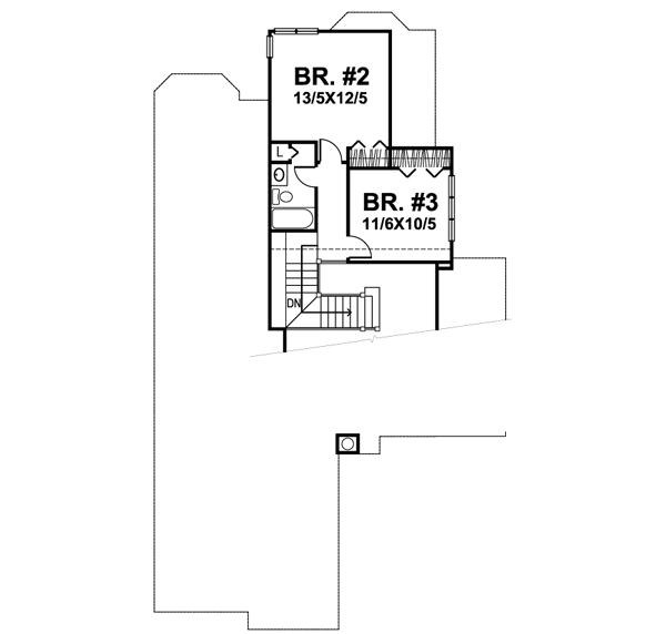 Upper/Second Floor Plan:15-688