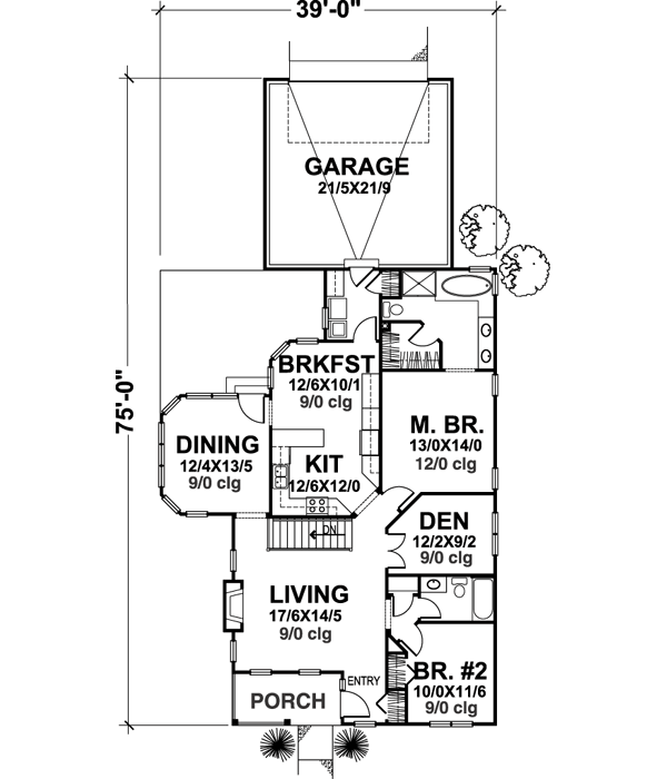Main Floor Plan: 15-694