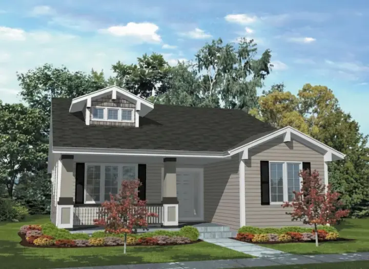 Craftsman house plans 15-695 - front exterior, 1,800 sq ft, 3 bed, 2 bath house plans | Monster House Plans