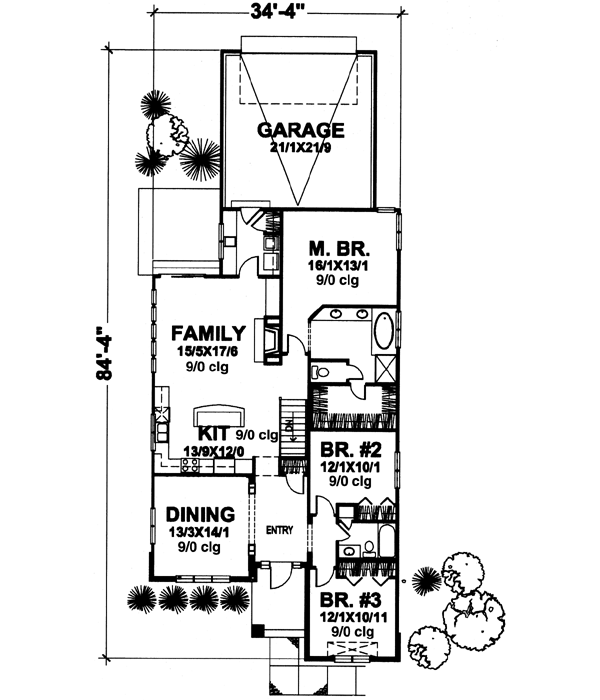 Main Floor Plan: 15-696