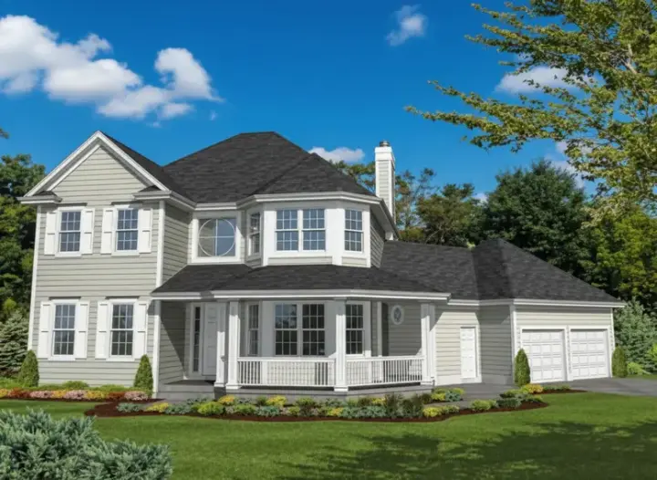 Farmhouse house plans 15-697 - front exterior, 2,682 sq ft, 3 bed, 2 bath house plans | Monster House Plans