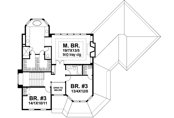 Upper/Second Floor Plan: 15-697