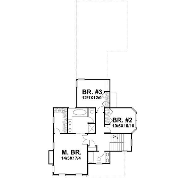 Upper/Second Floor Plan: 15-698