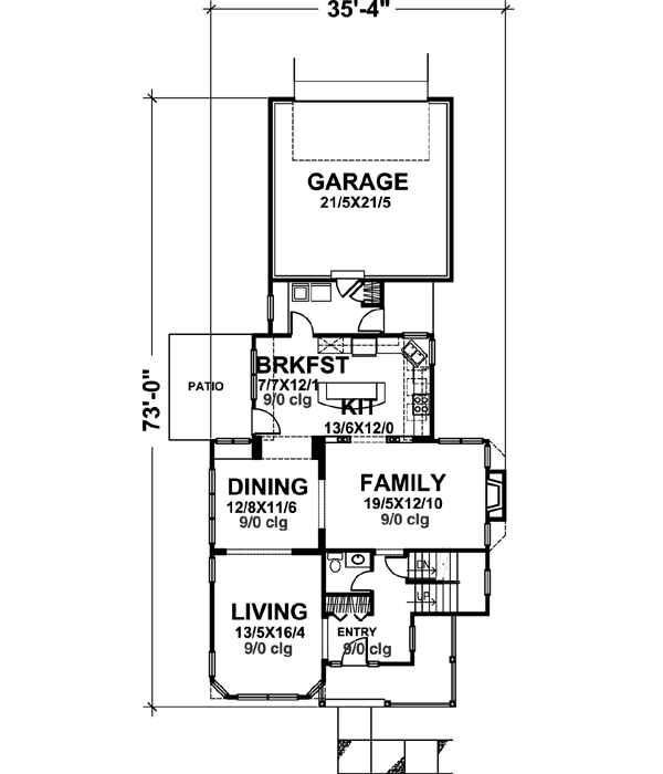Main Floor Plan: 15-699