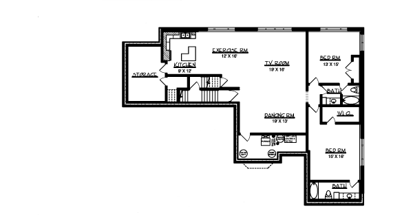 Lower Floor Plan: 15-704