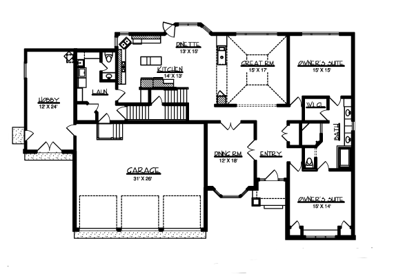 Main Floor Plan: 15-704