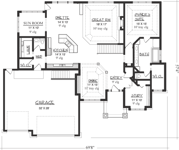 Main Floor Plan: 15-707