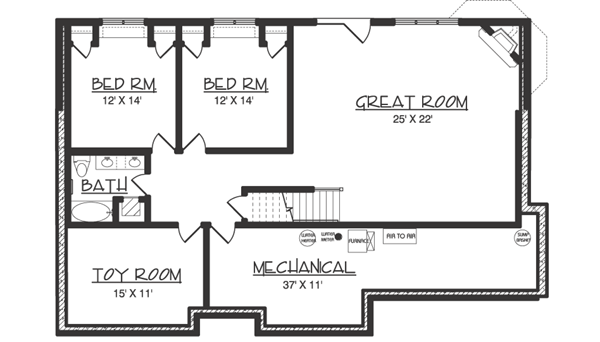 Lower Floor Plan: 15-712