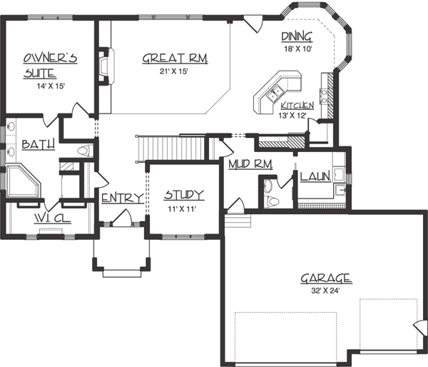Main Floor Plan: 15-712
