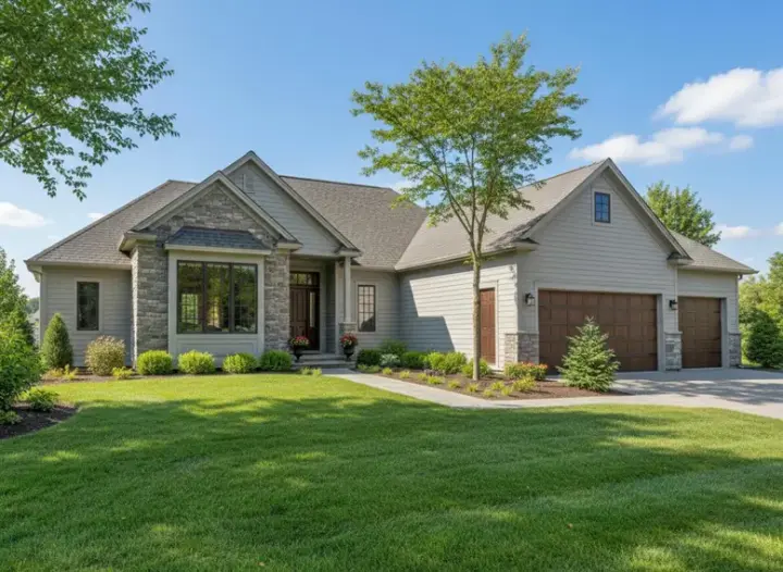 Traditional house plans 15-714 - front exterior, 1,726 sq ft, 2 bed, 2 bath house plans | Monster House Plans